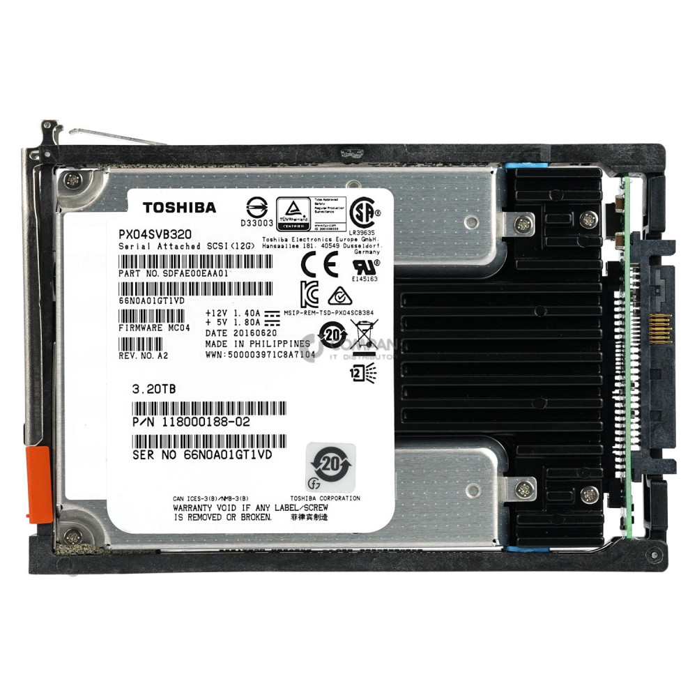 005051740 EMC SSD 3.2TB SAS 6/12G 2.5" SFF FOR EMC UNITY